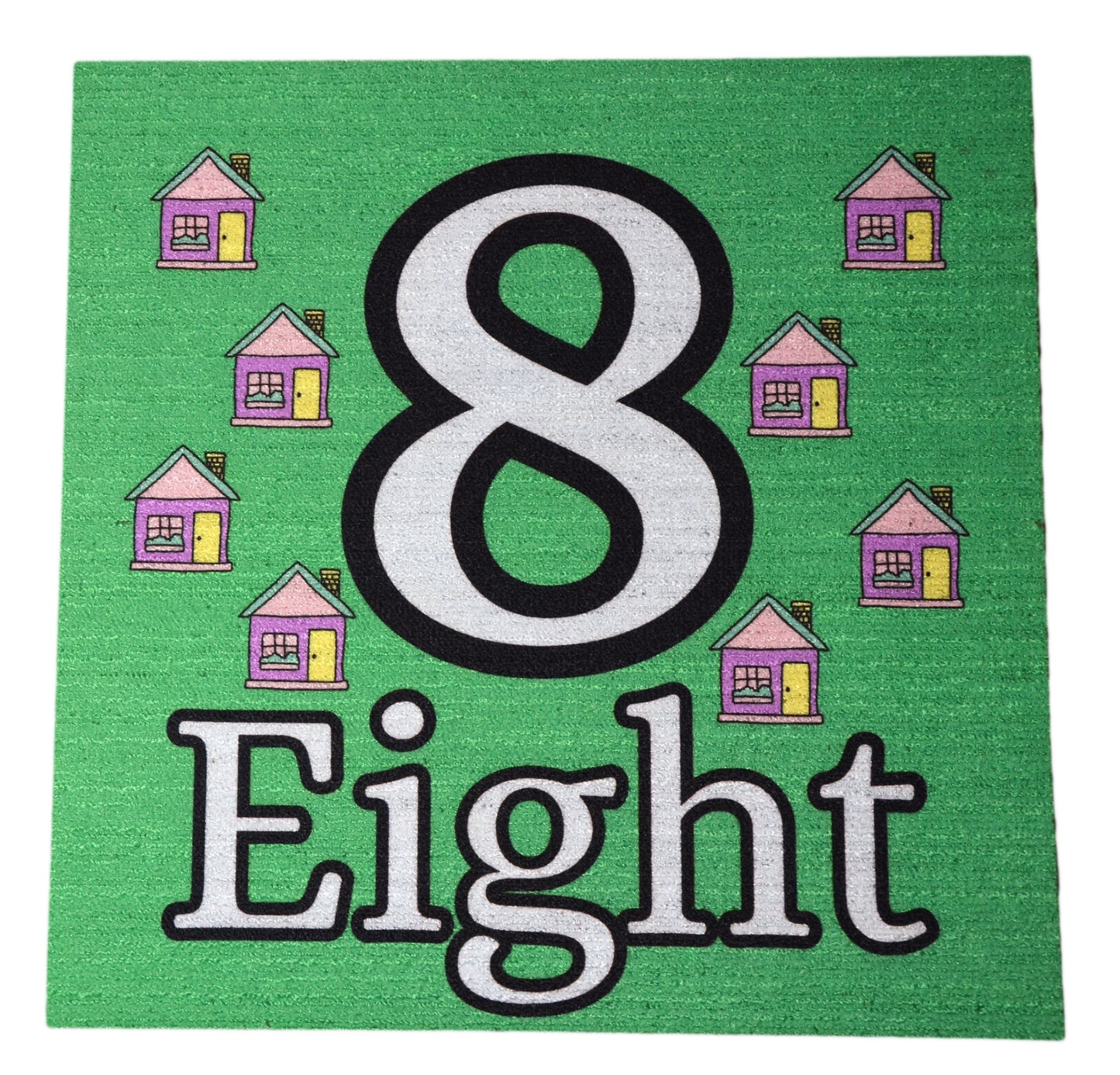 Numbers & Math Symbols Kids Carpet Tiles – 16‑Piece Educational Set (18" x 18") – 36 sq. ft.