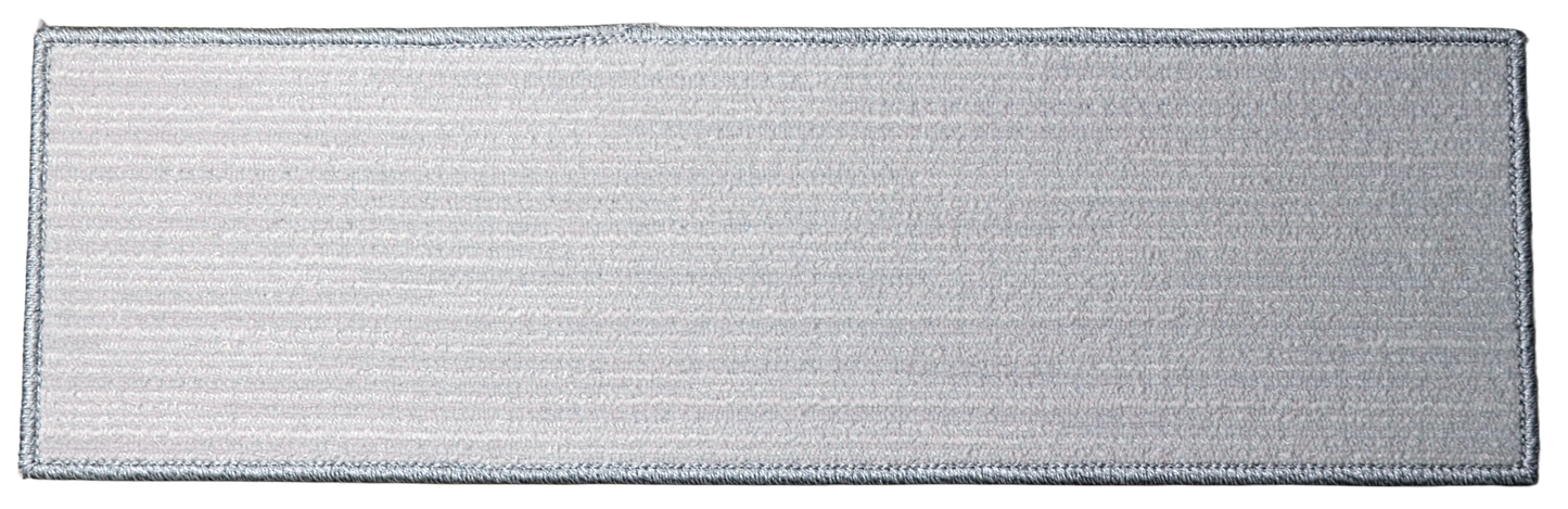 Silver Mist Low‑Profile Non‑Slip Stair Treads – Peel & Stick | Set of 15 (30" x 9")