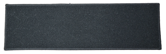 Solid Black Low‑Profile Non‑Slip Stair Treads – Peel & Stick | Set of 15 (30" x 9")