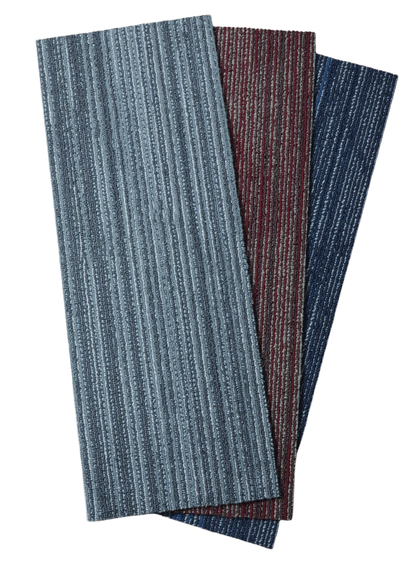 Assorted Carpet Stair Treads – Set of 15 | Non‑Slip Peel & Stick | Made in USA