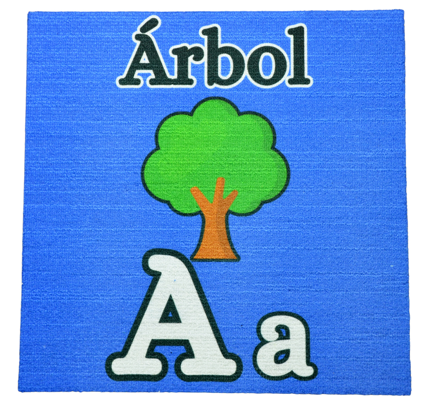 Tread Haven Spanish Alphabet Carpet Tiles – 27‑Piece Set, 18"x18" Non‑Adhesive Tiles – Covers 60.75 Sq Ft