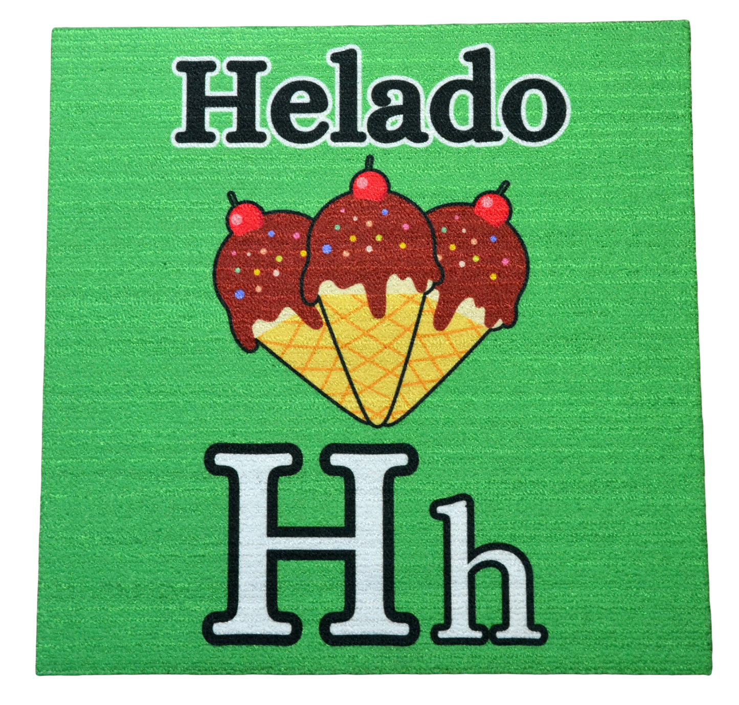 Tread Haven Spanish Alphabet Carpet Tiles – 27‑Piece Set, 18"x18" Non‑Adhesive Tiles – Covers 60.75 Sq Ft