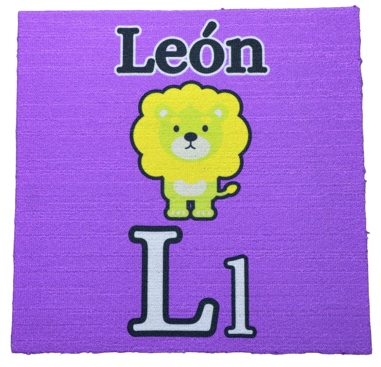 Tread Haven Spanish Alphabet Carpet Tiles – 27‑Piece Set, 18"x18" Non‑Adhesive Tiles – Covers 60.75 Sq Ft