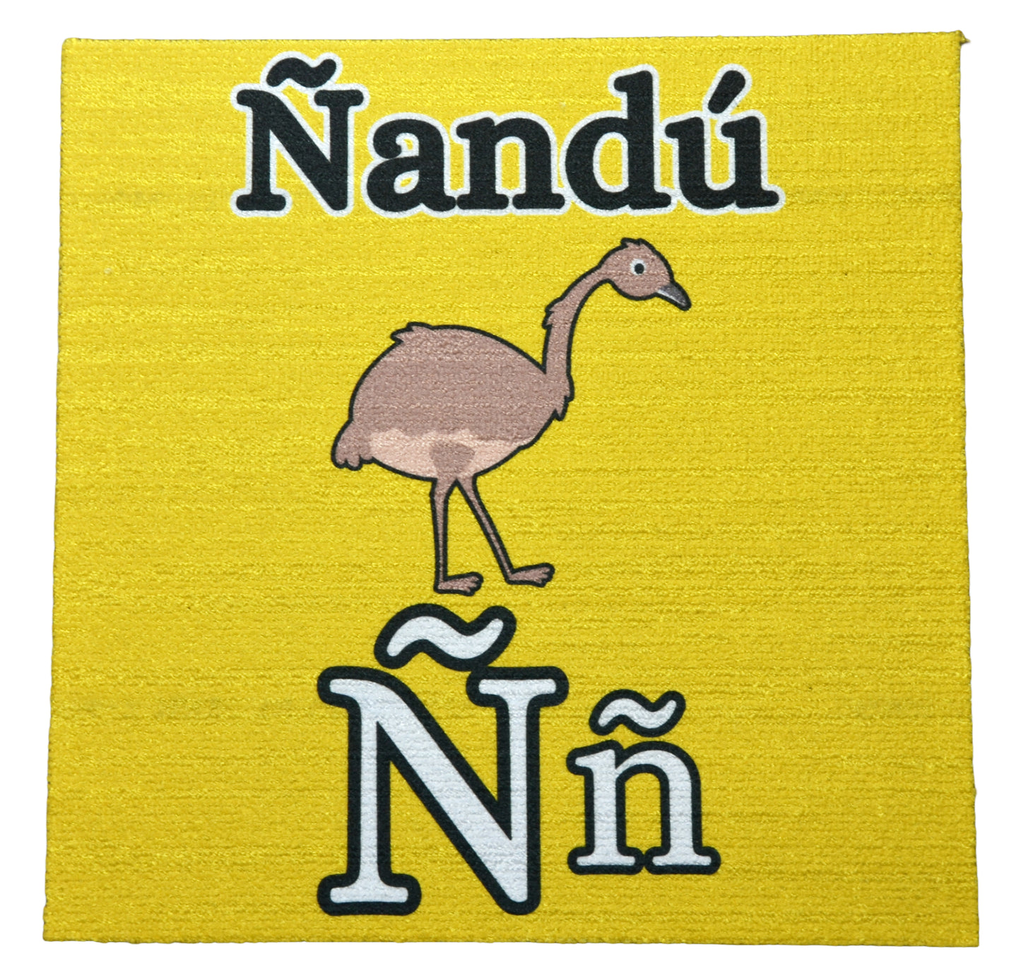 Tread Haven Spanish Alphabet Carpet Tiles – 27‑Piece Set, 18"x18" Non‑Adhesive Tiles – Covers 60.75 Sq Ft