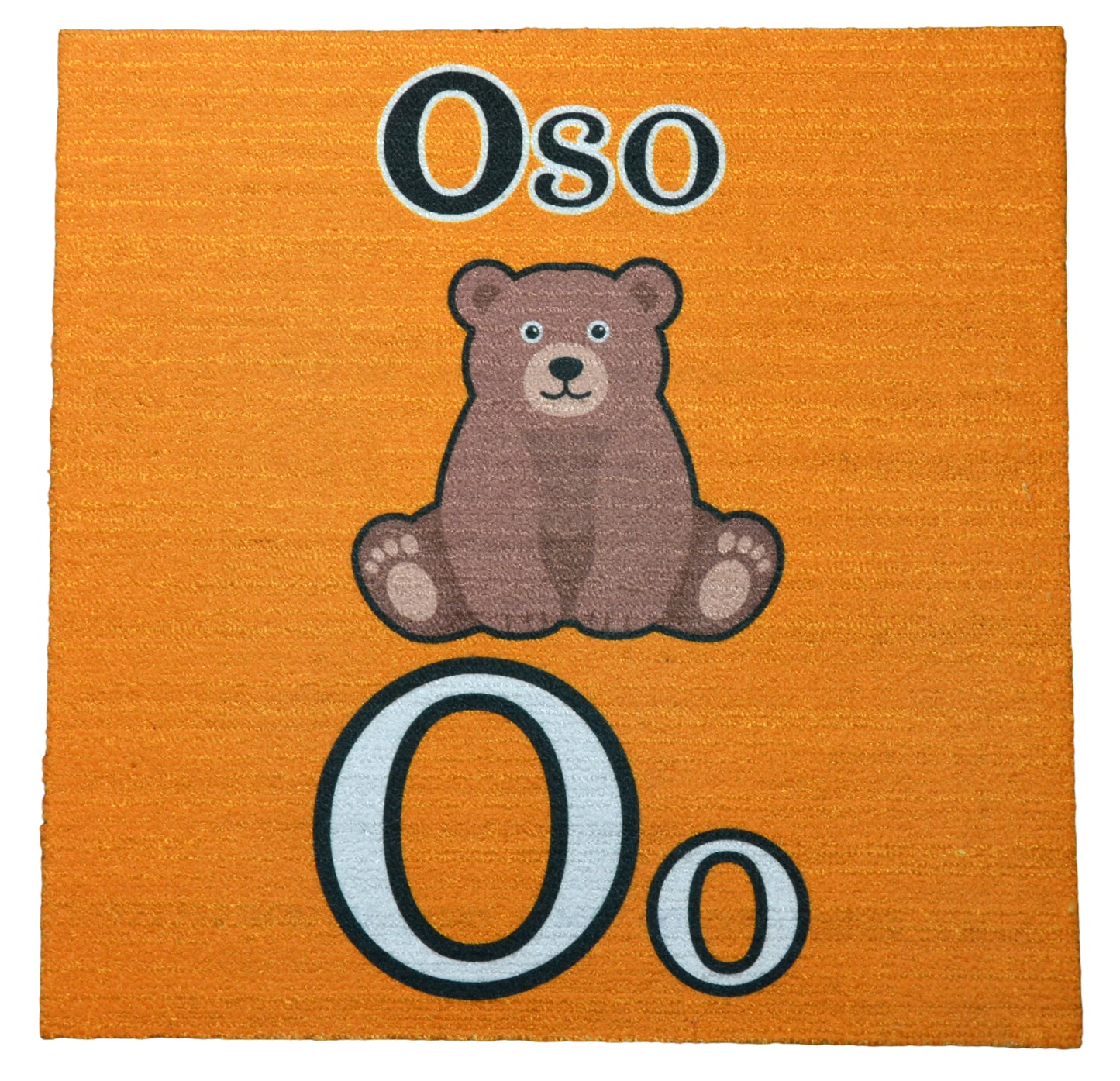 Tread Haven Spanish Alphabet Carpet Tiles – 27‑Piece Set, 18"x18" Non‑Adhesive Tiles – Covers 60.75 Sq Ft