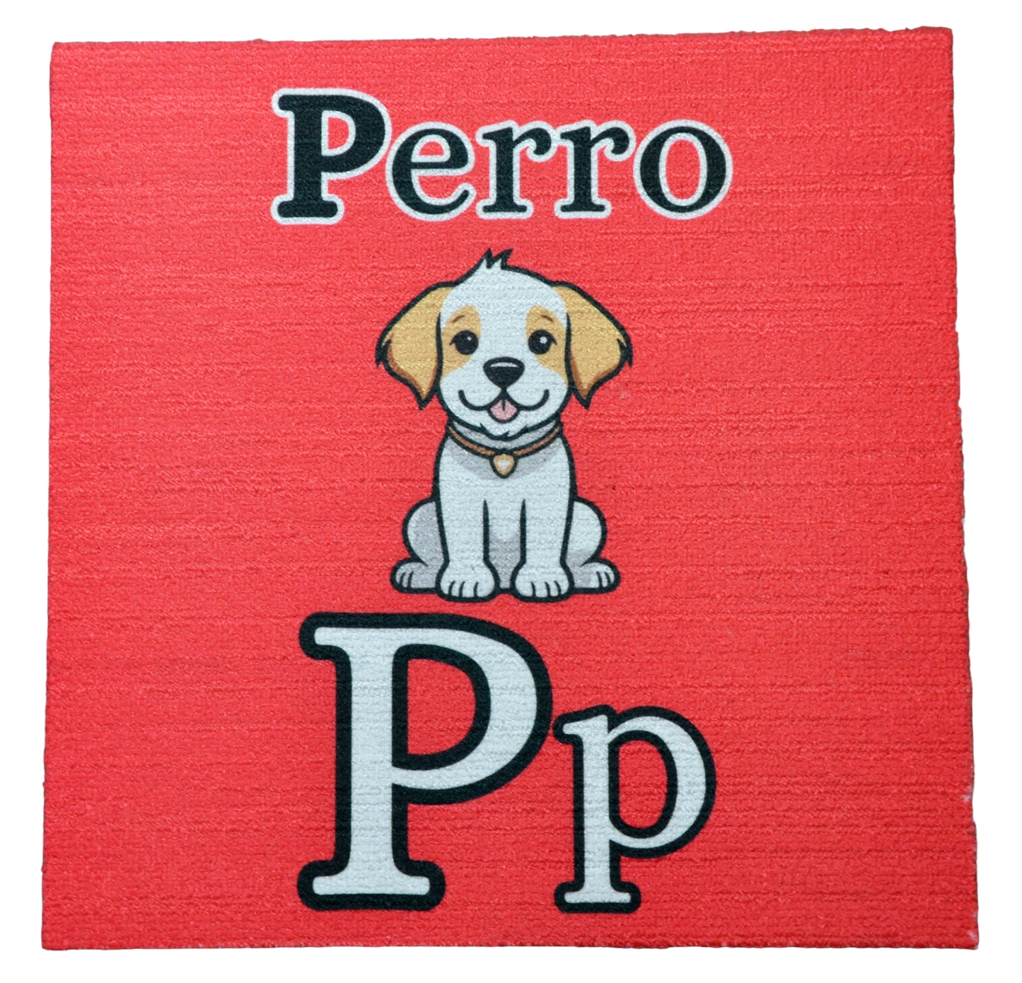 Tread Haven Spanish Alphabet Carpet Tiles – 27‑Piece Set, 18"x18" Non‑Adhesive Tiles – Covers 60.75 Sq Ft
