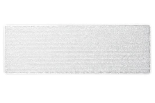 Snowfall White Low‑Profile Non‑Slip Stair Treads – Peel & Stick | Set of 15 (30" x 9")