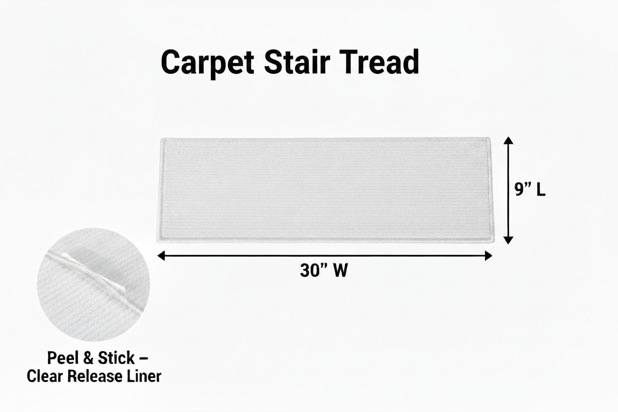 Carpet Stair Tread infographic