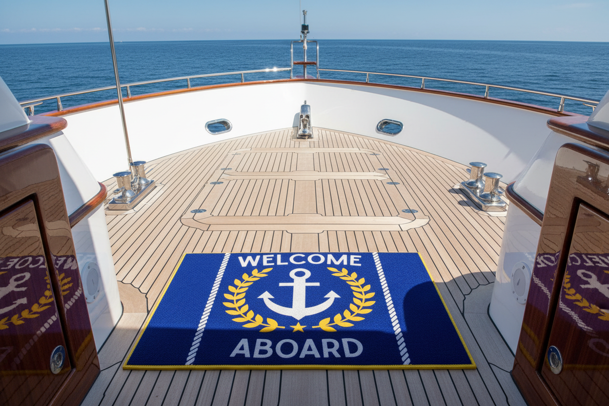 Welcome Aboard Mat - Boat Lifestyle