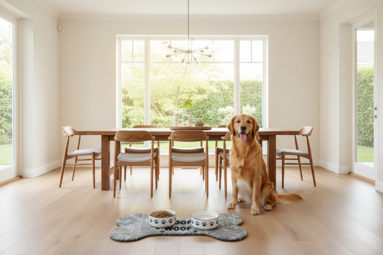 Woof Woof Mat - Dining Area
